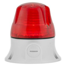 Svítidlo signální MICROLAMP LED 12/24V ACDC IP54 M16 červená světle šedá 38603