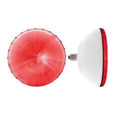 Žárovka LED FEU 2.0 110/240V, AC, E27, červená, světle šedá, průměr 200 mm 35153