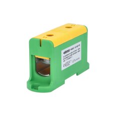 Svorka univerzální UK 240/1 PE 425A 1pól. AL/CU krytá zel.-žl na panel 1006639