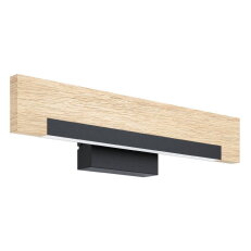 Nástěnné svítidlo CAMACHO LED černá/dřevo 1X9,6W IP20 EGLO 901738
