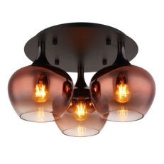 Stropní svítidlo MAXY černá 3x40W E27 IP20 GLOBO 15548-3DG