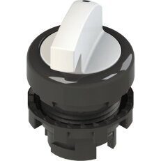 Přepínač Dlouhá páka, d22mm, 2, bílá, plast, černá, IP67 PIZZATO E21SE22ECA21AB