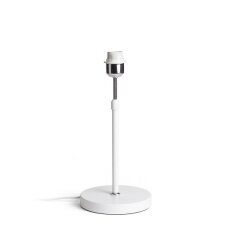 EMMETT stolní podstavec bílá chrom 230V E27 15W RENDL R14115