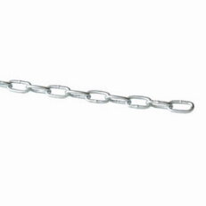 Řetěz svařovaný polodlouhý článek DIN 5685A d=3mm, pozink KOŇAŘÍK R085A003