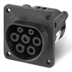 Zásuvka COMPACT TYP ,,2" 400V/ 16-32A/ 3P+N+PE+CP+PP, IP54/IP55 SCAME 200.23265