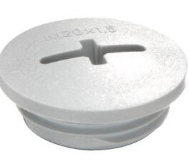Záslepka ESVG M25X1,5 PA LGY IP56 WISKA 10060627
