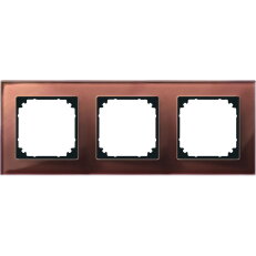 Rámeček M-Elegance 3násobný Mahogany Br SCHNEIDER 489315