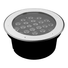 Inground Round 24W 830 SYM45 BK LEDVANCE 4099854623370