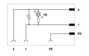 Zástrčka ventilu SACC-VB-3CON-M16/BI-1L-SV 110V PHOENIX CONTACT 1452246
