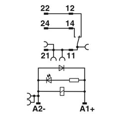 Reléový modul RIF-1-RPT-LDP-12DC/1X21 PHOENIX CONTACT 2906224