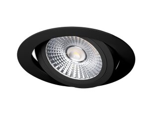 Výklopný stmívatelný LED podhled VP COB 18W 3000K černá + DIM PANLUX PN14100065