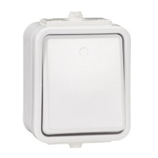 Schneider E070210 Serie C, WNt 100C-Bílá, Spínač jednopólový, řazení 1