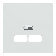Centrální deska, Merten System M, pro USB nabíječky, polar white MEG4367-0319
