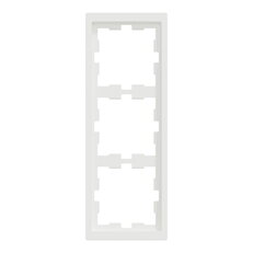 Rámeček Merten D-Life, trojnásobný, nordic white, plast SCHNEIDER MTN4030-6537