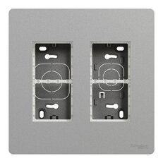 Centrální jednotka NOVÁ UNICA SYSTEM+ 2x4 moduly vertikální povrchová, Aluminium