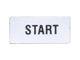 Lovato LPXAGB220 Štítek ''START''