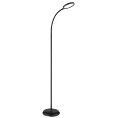 Stojací lampa KALDERON černá matná LED 8W 230V,640lm, 2700-6000K GLOBO 58503S
