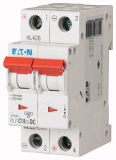 Jistič PL7-C10/2-DC-DC, char. C, 2-pólový, 10kA, 10A EATON 264900