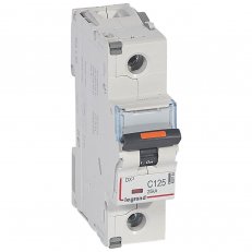 DX3 JISTIČ, 1 PÓLOVÝ, CHAR. C,125A 25KA LEGRAND 409764