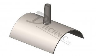 OS 04 Cu Ochranná stříška dolní - d otvoru 20 mm DT TECHNIC 300040