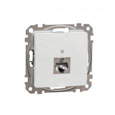Sedna D/E Datová zásuvka 1xRJ45 kat. 6 STP, Bílá SCHNEIDER SDD111461S