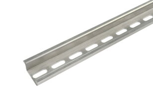 Lišta nosná TS35/1-7,5 (DIN) perforovaná 5,3x17,9mm h7,5mm 1m pozink. 1003221