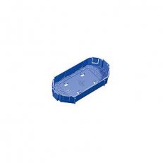 Schneider ISM50800 BASE BOX, 2 SINGLE 1 DOUBLE OUTL., podlahová krabice