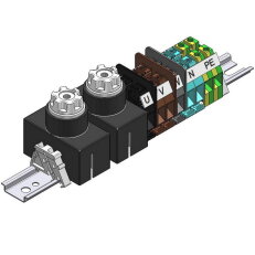 Stožárová výzbroj SV B 6.16.5/2 (dva nosiče pojistek) ELEKTRO BEČOV H441221