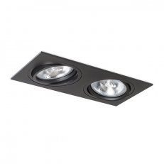 PASADENA G53 SQ II černá 12V G53 2x50W RENDL R12705