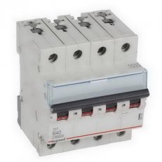 TX3 JISTIČ, 4 PÓLOVÝ, CHAR. B, 40A 10000A LEGRAND 404158