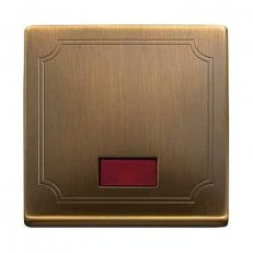 Schneider MTN411843 Kryt spínače s otvorem pro popisek, S-Design, antique brass
