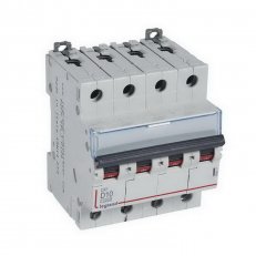 DX3 JISTIČ, 4 PÓLOVÝ, CHAR. D,10A 10000A/16KA LEGRAND 409531