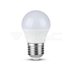 LED žárovka V-TAC 4.5W E27 G45 Plastic 3000K VT-245