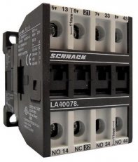 Pomocný stykač 12A AC15, 24VDC , 3Z+1R SCHRACK LA400785--