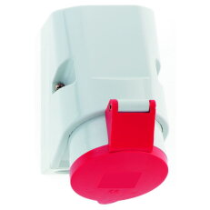 Zásuvka nástěnná 16A 5p 400V IP44 6h Quick-Connect BALS 11909