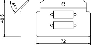 OBO 7407808 Deska nosníku MTM 2L
