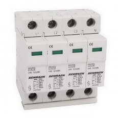 Svodič přepětí T1+2/BC kompletní 4p 12,5kA/280V série UAS SCHRACK IS210449--