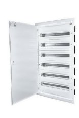 Zapuštěná rozvodnice s plechovými dvířky ERP24-6 144M (6x24) IP40 ETI 001101297