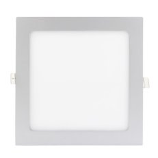 LED svítidlo PODHLED, čtvercové, 18W, 4500 K, stříbrné FK TECHNICS 4737859