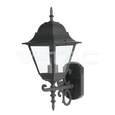 Wall Lamp Large Matt Black Up E27,  VT-7