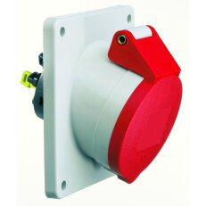 Zásuvka vestavná 32A 4p 400V IP44 6h Quick-Connect BALS 12795