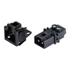 vidlice vestavná, 2-pól, gesis mini, barva černá WIELAND 91.922.9053.1