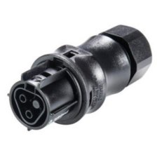 zásuvka na kabel gesis RST, 2-pól, průchodka 6-10mm, pružinové svorky, černá