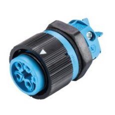 zásuvka vestavná RST mini, 5-pól, sv. modrá WIELAND 46.051.5053.9