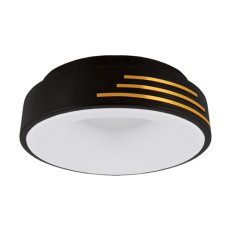 Plafoniera LIBRUS LED C 24W NW IP20 černá IDEUS 04164