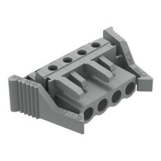 Pružinová svorkovnice THT úhlová 5 mm šedá 4pól. WAGO 232-234/039-000