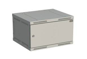 Rozvaděč nástěnný SENSA 6U 500mm, dveře plech, RAL 7035 SOLARIX 83000180