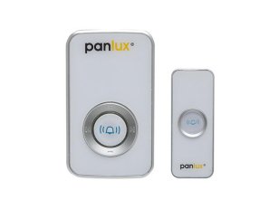 ZVONEK DELUXE bezdrátový, bílo-stříbrný PANLUX PN75000001