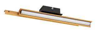 REMIEL LED 12W IP20 matná černá 3000K 760lm RABALUX 71045
