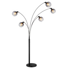 Stojací svítidlo SEYMOUR černá 5xE27 40W 230V GLOBO 58228NBS